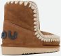 MOU Vachtlaarzen Dames Eskimo 18 Glitter Logo Maat: 41 Materiaal: Suède Kleur: Cognac - Thumbnail 10