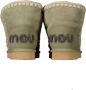 MOU Lichtgroen Eskimo 18 Glitter Logo Pantoffels Lichtgroen Mu.fw101050a - Thumbnail 7