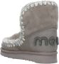 Mou Grijze Glitter Logo Enkellaarzen Gray Dames - Thumbnail 13