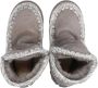 Mou Grijze Glitter Logo Enkellaarzen Gray Dames - Thumbnail 14