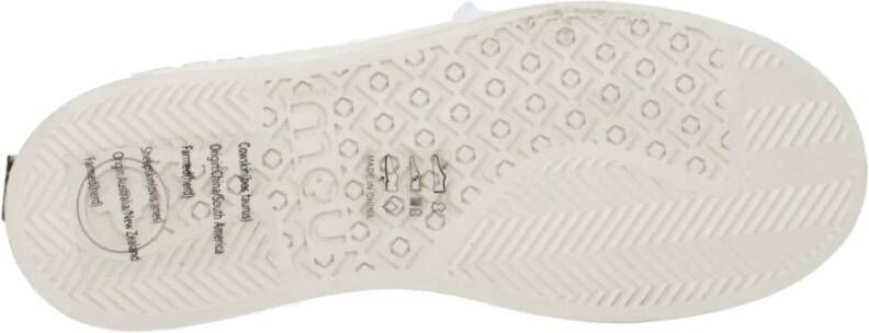 Mou Grijze Leren Sneakers Street Style