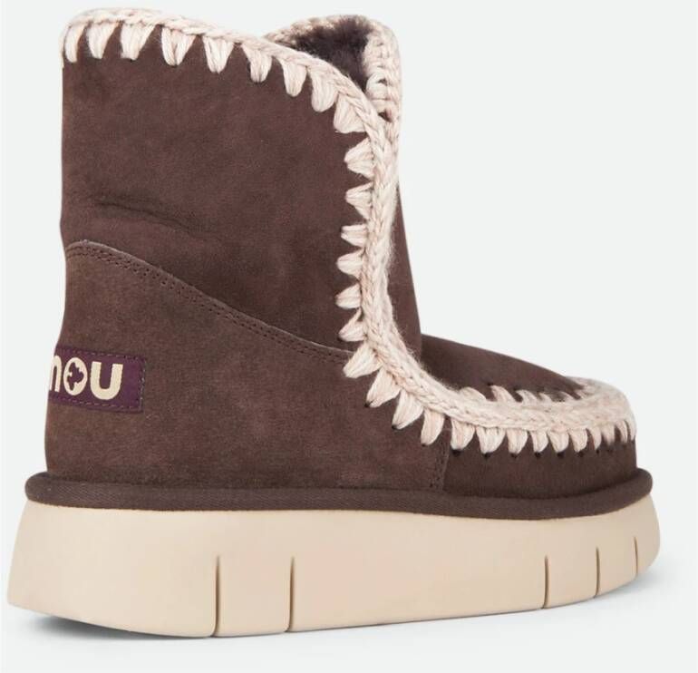 Mou Handgemaakte Eskimo 18 Bounce Laarzen Brown Dames