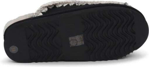 Mou Handgemaakte Eskimo Slipper Clog in Zwart
