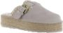 MOU Instappers Dames Jute Clog Plain Sue Maat: 36 Materiaal: Suède Kleur: Beige - Thumbnail 8