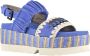 Mou Japanse Stijl Suède Platform Sandaal Multicolor Dames - Thumbnail 4