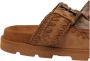 Mou Bruine Leren Sandalen met Verstelbare Banden Brown Dames - Thumbnail 19
