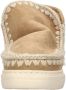 MOU Vachtlaarzen Dames Eskimo Sneaker Bold Glitter Logo Maat: 37 Materiaal: Suède Kleur: Cognac - Thumbnail 9
