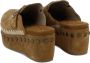Mou 611001A Sabot Klomp Plain Vrouwen Brown Dames - Thumbnail 9
