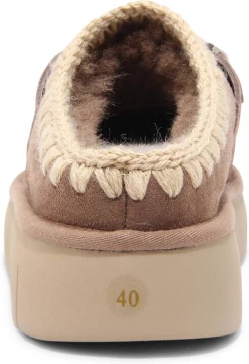 Mou Metal Logo Bounce Clog Slippers