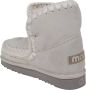 MOU Vachtlaarzen Dames Eskimo 18 Glitter Logo Maat: 37 Materiaal: Suède Kleur: Zilver - Thumbnail 11