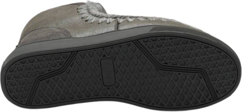 Mou Metallic Grijs Eskimo Laarzen