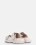 Mou Monochromatische Sandaal met Gehaakte Details Beige Dames - Thumbnail 3