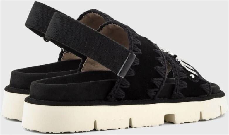 Mou Platte sandalen Zwart Dames