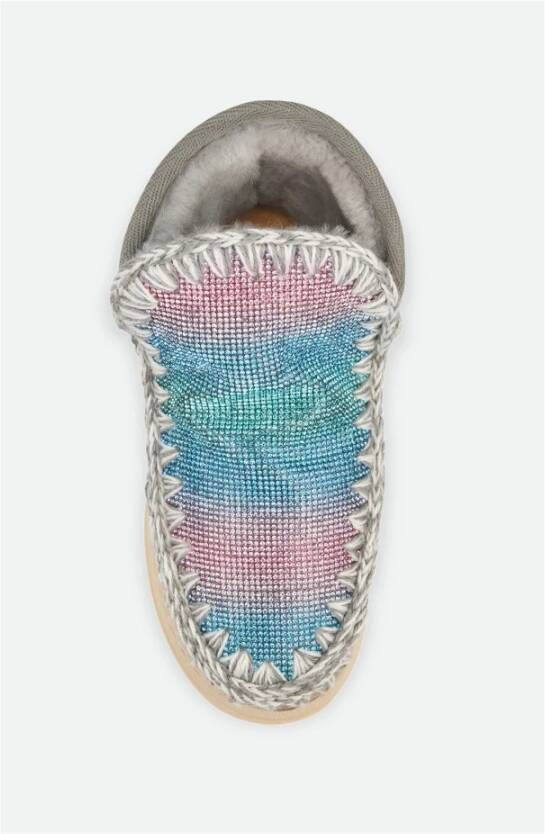 Mou Regenboog Eskimo Sneakers Brown Dames