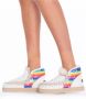 Mou Regenboog Witte Leren Sneakers - Thumbnail 1