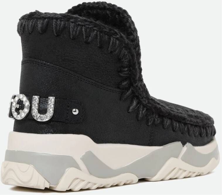 Mou Rhinestone Eskimo Trainer Sneakers