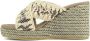 Mou Rope Wedge Sandaal Multicolor Dames - Thumbnail 4