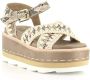 Mou Bruine Casual Damessandalen Multicolor Dames - Thumbnail 9