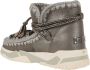 MOU Schoenen Zilver Trainer 02 Scoubidoo Lace Sneakers Zilver Mu.fw201024b - Thumbnail 10