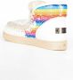 Mou Regenboog Witte Leren Sneakers - Thumbnail 2