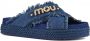 Mou Denim sandaal met kruissteek Blue Dames - Thumbnail 11