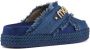 Mou Denim sandaal met kruissteek Blue Dames - Thumbnail 12