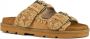 Mou Bruine Leren Sandalen met Verstelbare Banden Brown Dames - Thumbnail 22