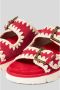 Mou Sandaal met gespen en haakwerk Red Dames - Thumbnail 3