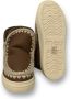 Mou Eskimo Sneaker Bold Haakdetails Dubbelzijdig Schapenvacht Brown Dames - Thumbnail 11