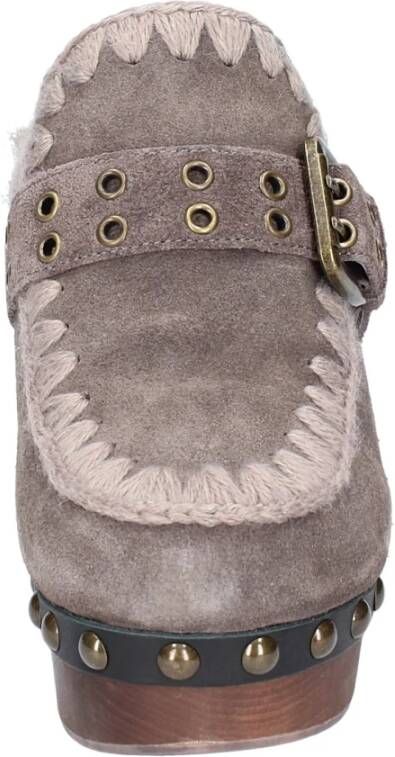 Mou Suede Dames Sandalen Stijlvol Gray Dames