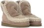 MOU Vachtlaarzen Dames Eskimo 18 Glitter Logo Maat: 39 Materiaal: Suède Kleur: Taupe - Thumbnail 10