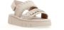 Mou Witte Suède Sleehak Sandalen Elegante Stijl White Dames - Thumbnail 2