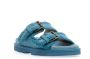 Mou Denim Two Strap Sleehakken Blauw Blue Dames - Thumbnail 2