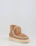 MOU Vachtlaarzen Dames Eskimo Sneaker Bold Glitter Logo Maat: 37 Materiaal: Suède Kleur: Cognac - Thumbnail 14