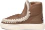 Mou Eskimo Sneaker Bold Haakdetails Dubbelzijdig Schapenvacht Brown Dames - Thumbnail 4