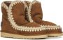 MOU Vachtlaarzen Dames Eskimo 18 Glitter Logo Maat: 41 Materiaal: Suède Kleur: Cognac - Thumbnail 11