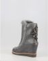 Mou Dames Zilveren Casual Leren Enkellaars Gray Dames - Thumbnail 16