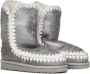 Mou Zilver Metallic Enkellaarzen Aw23 Gray Dames - Thumbnail 2