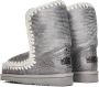 Mou Zilver Metallic Enkellaarzen Aw23 Gray Dames - Thumbnail 3