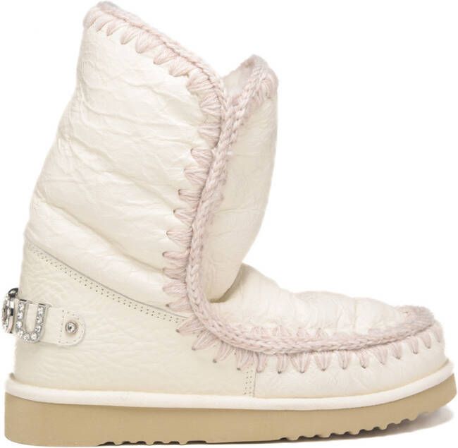 Mou Winterlaarzen Wit Dames