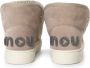 MOU Vachtlaarzen Dames Eskimo Sneaker Bold Glitter Logo Maat: 35 Materiaal: Suède Kleur: Beige - Thumbnail 8