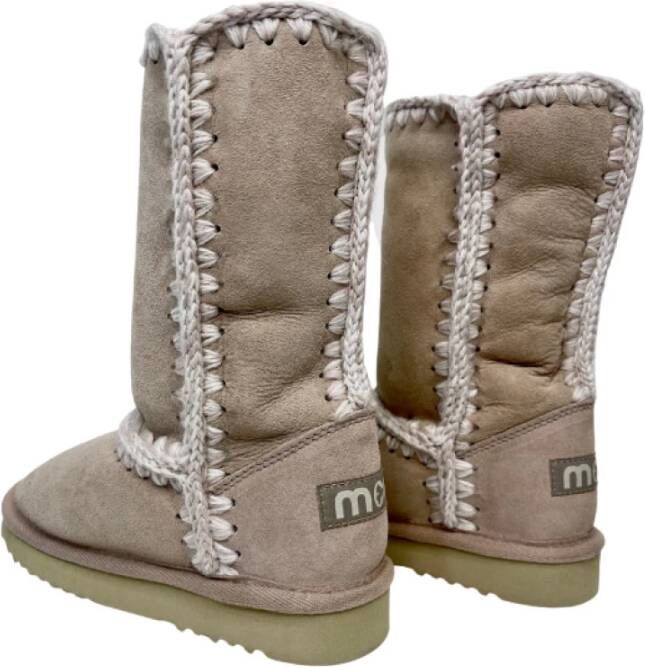 Mou Winterlaarzen Beige Dames