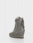 Mou Dames Zilveren Casual Leren Enkellaars Gray Dames - Thumbnail 5