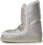 Mou Metallic grijze leren enkellaarzen Gray Dames - Thumbnail 4