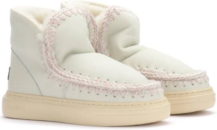 Mou Winterlaarzen Wit Dames