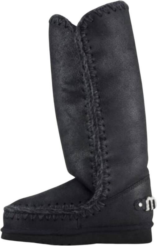 Mou Winterlaarzen Zwart Dames