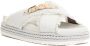 Mou Witte Gekruiste Sandalen met Raffel Finish - Thumbnail 2