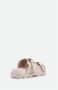 Mou Monochromatische Sandaal met Gehaakte Details Beige Dames - Thumbnail 10