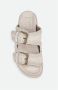 Mou Monochromatische Sandaal met Gehaakte Details Beige Dames - Thumbnail 11