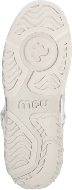 Mou Shearling Trainer Boot met Crochet White Dames